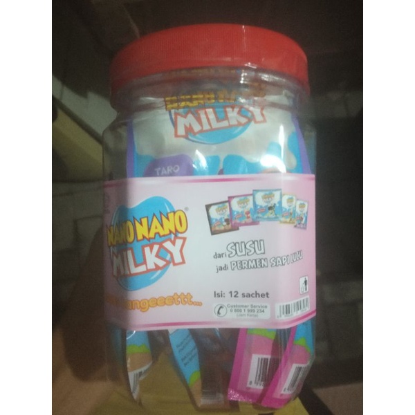 

PERMEN NANO NANO MILKY ASSORTED STOPLES ISI 12 PCS