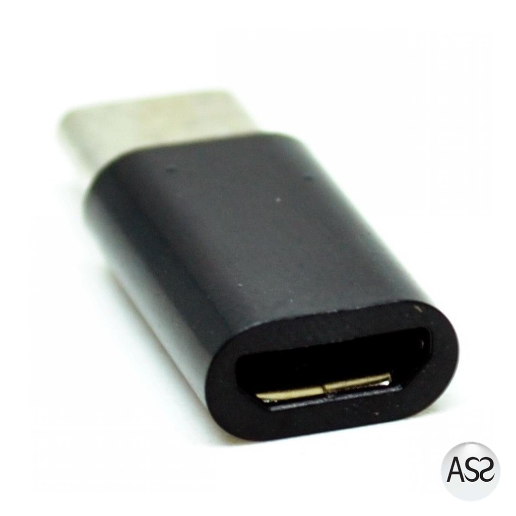 ASS Shop - Taffware Plastic Fitting Micro USB to USB 3.1 Type C Adapter - US173