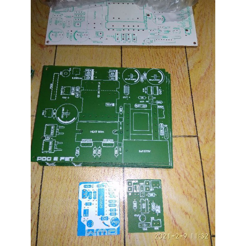 PCB SETRUM PDC 2 FET+FLIP LOP