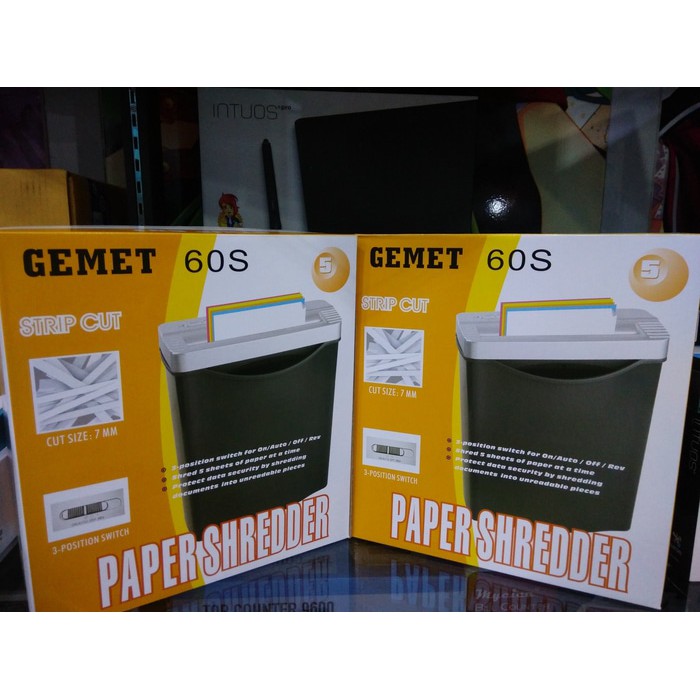 Mesin penghancur kertas GEMET 60S Paper Shredder TERMURAH