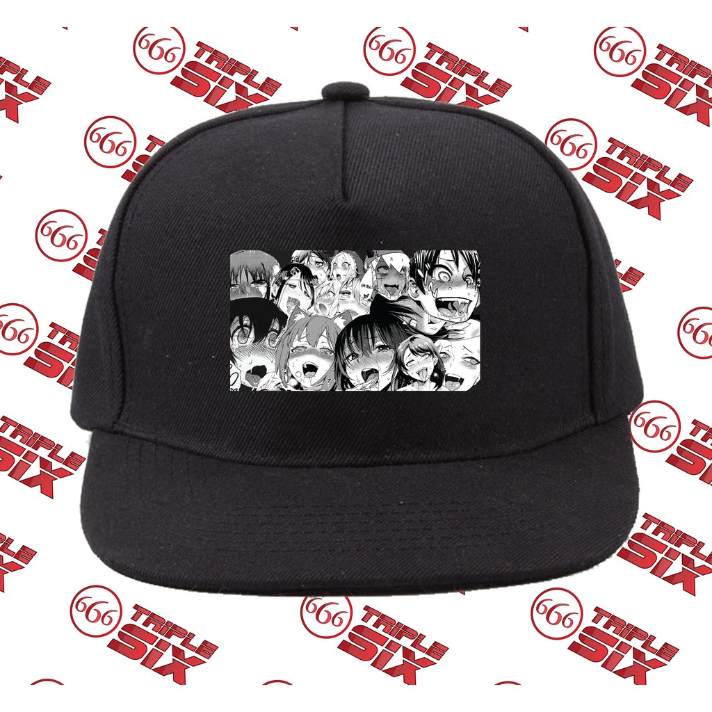 Topi Snapback Cotton Anime Ahegao Waifu