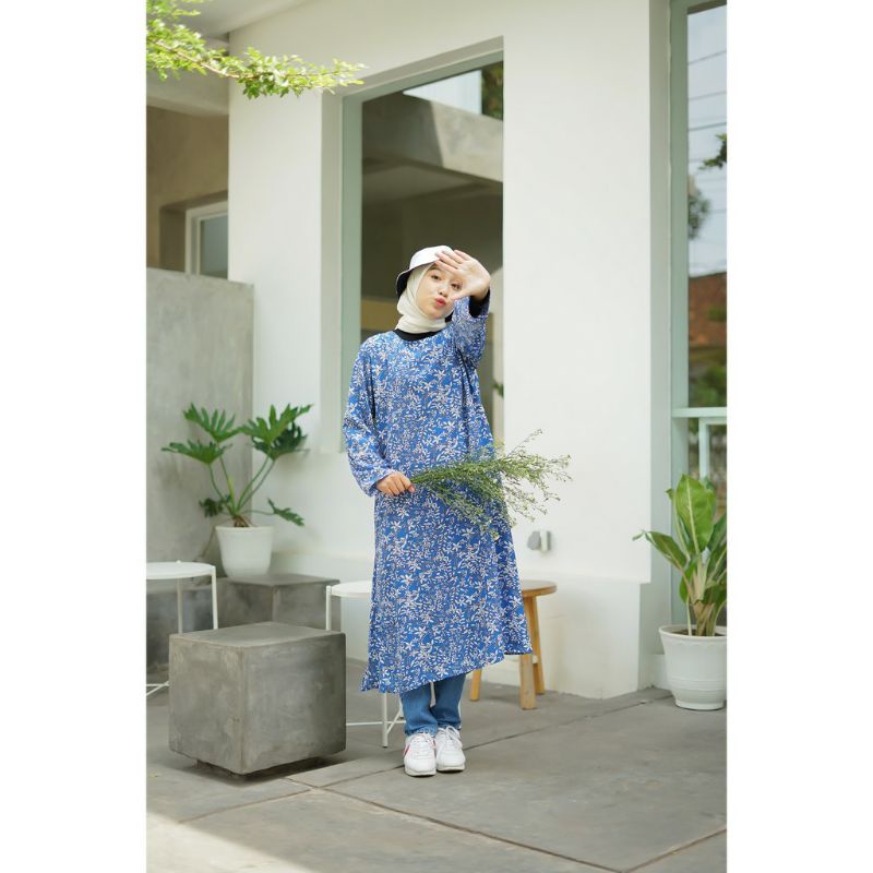❤️ BAANUN❤️ TUNIK WANITA MUSLIM TUNIK WOLFIS