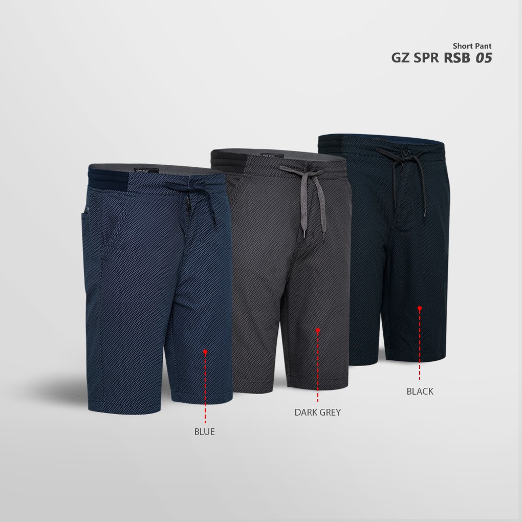 CELANA PRIA PENDEK ORIGINAL GAZR (SPR RSB 05)
