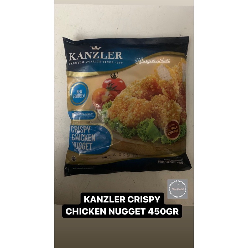 Kanzler Crispy Chicken Nugget, Crispy Nugget Stick 450gr