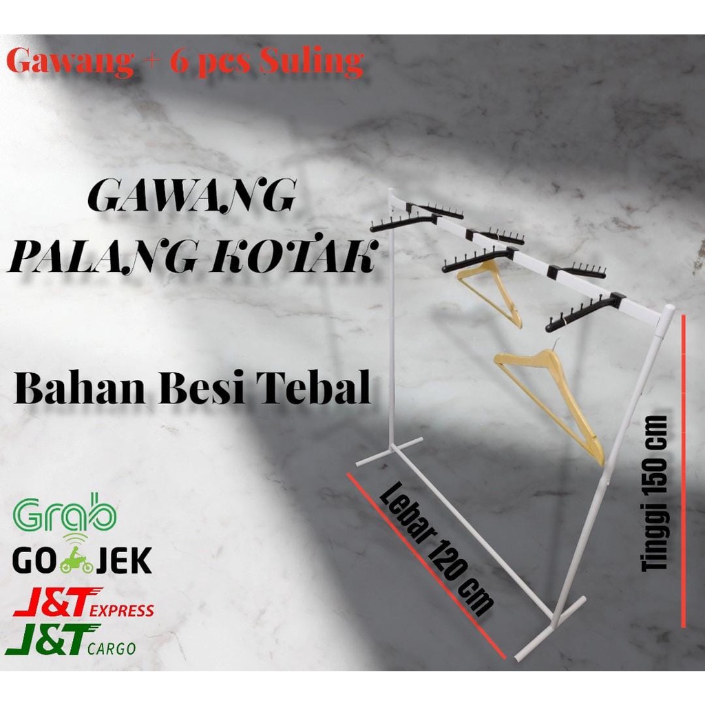 NEW!!!GAWANG BAJU PALANG KOTAK 120 CM + SULING