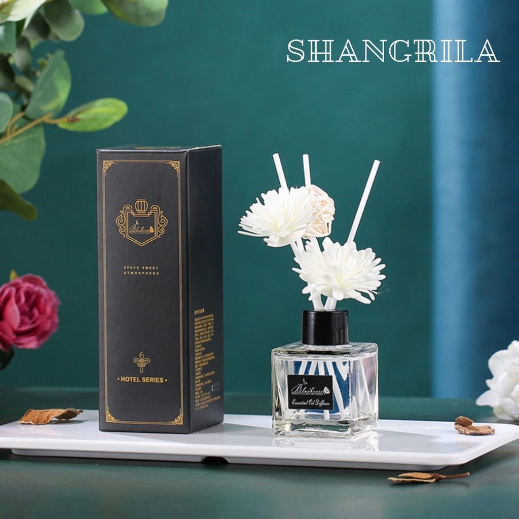 Best Seller Pengharum Ruangan Souvenir Kado Hadiah Hampers Aesthetic Aromatherapy Stick Reed Diffuser 50ml-Shangrila (P0346)