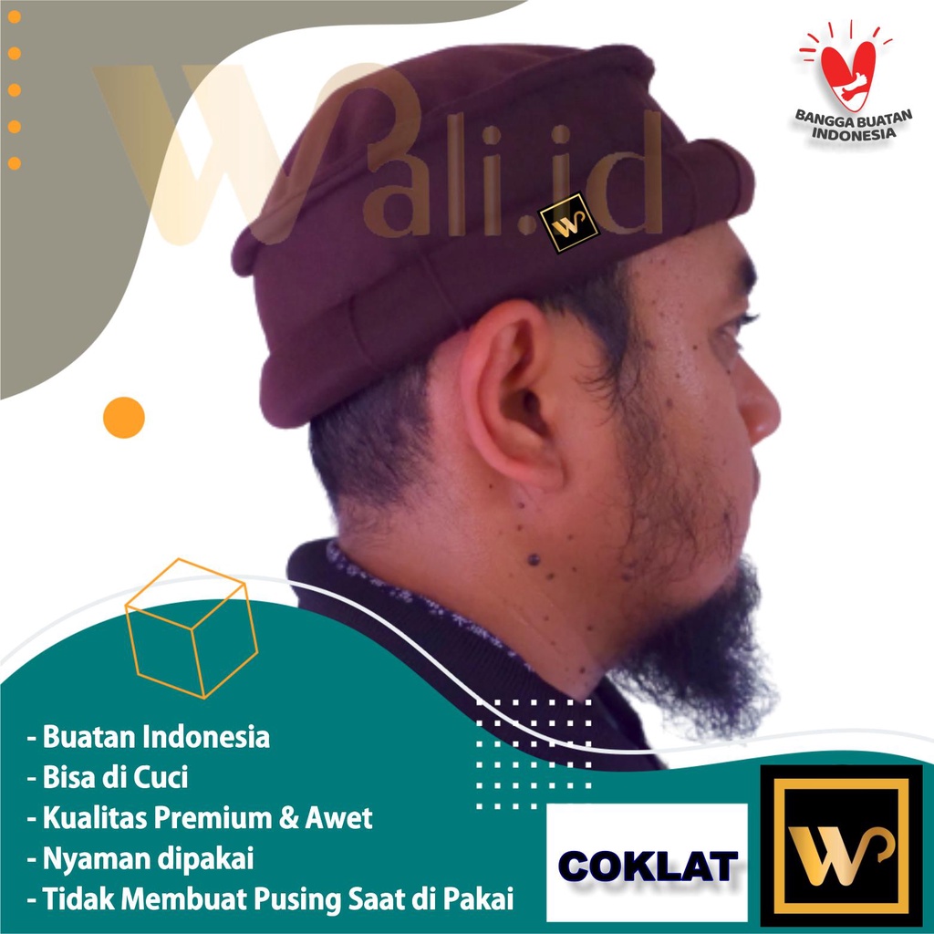 Peci Solat Pria Pakol Gulung Taliban Afganistan All Size wali.id