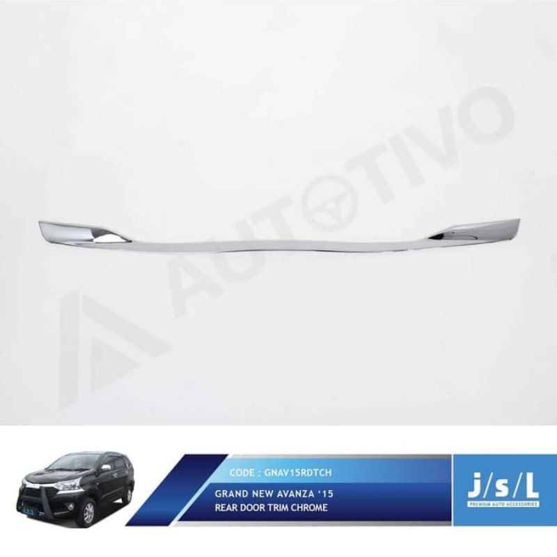 Grand All New Avanza List Pintu Belakang JSL/ Rear Door Chrome