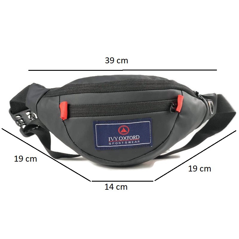 TAS SELEMPANG PRIA - ANTI AIR  TAS PRIA DISTRO SLINGBAG PRIA MURAH WAIST BAG OUTDOOR PRIA/WANITA