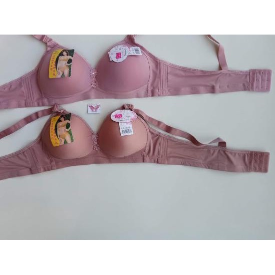 ❂ Jupe size 44 / BH busa tanpa kawat / BH busa kancing tiga cup besar ♬