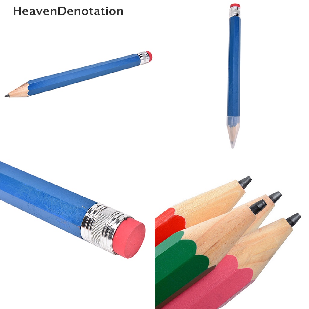 (Heavendenotation) 1pc Pensil Super Besar 35cm Untuk Anak