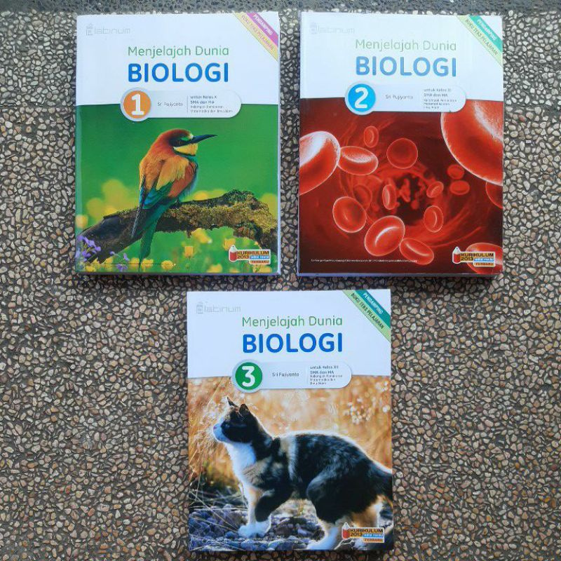 buku Menjelajah Dunia Biologi sma kelas 10.11.12 revisi kurikulum 13.Platinum. Baru Original