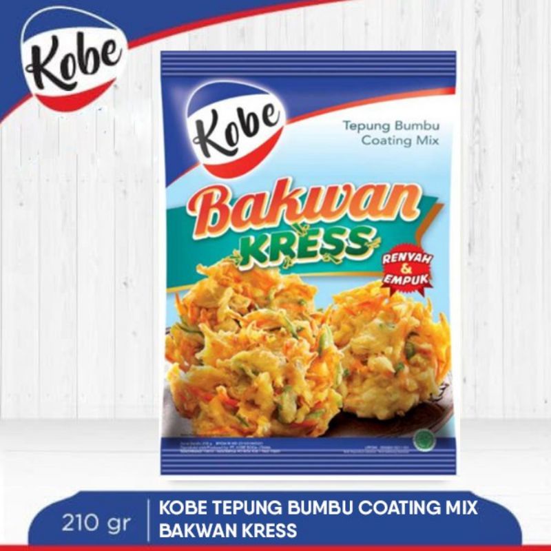 KOBE TEPUNG BAKWAN KRES 210GR-TEPUNG BAKWAN KOBE 210GR