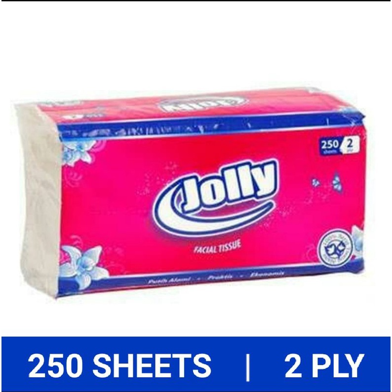 Jolly Facial Tissue Tisu 250 sheets 2ply