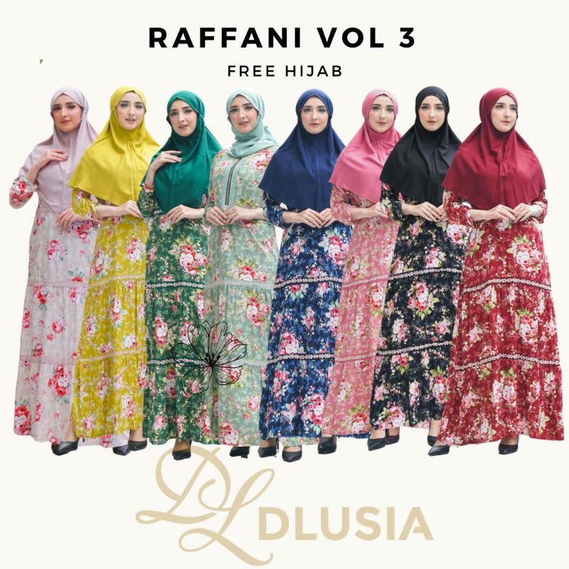 DLUSIA Rafani Free Hijab Daster Arab Ori