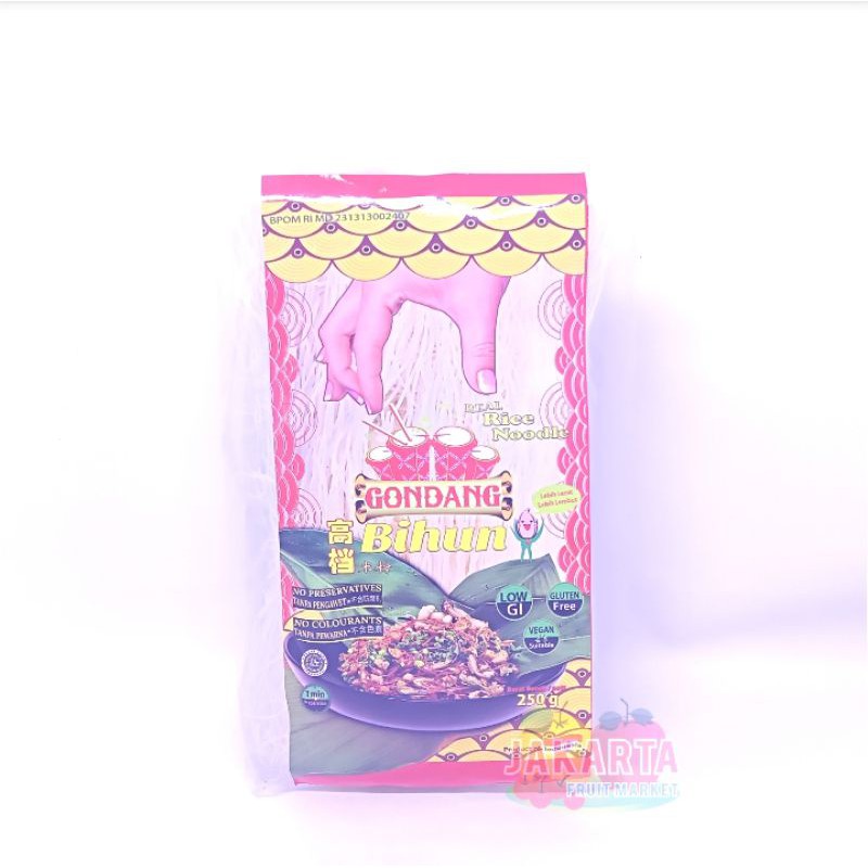 

(BIHUN) GONDANG BIHUN BERAS PUTIH 250G