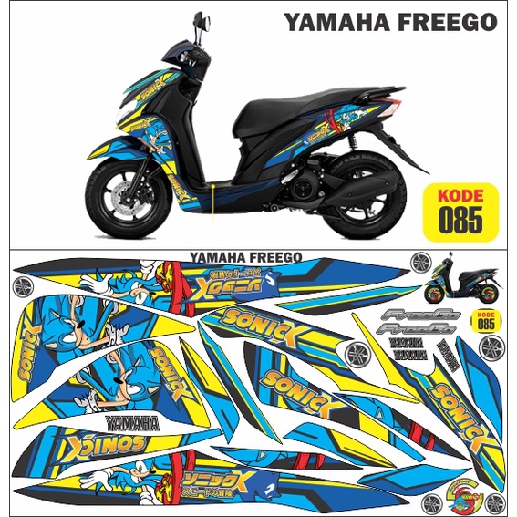 STRIPING FREEGO/ FREEGO/ STOCK YAMAHA FREEGO/ STIKER FREEGO / STICKER FREEGO