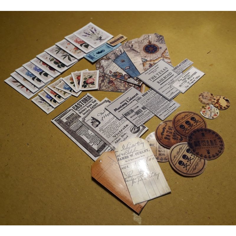 

[50++]Sticker aesthetic retro vintage journal bujo kit/Sticker aesthetic retro/Stiker retro