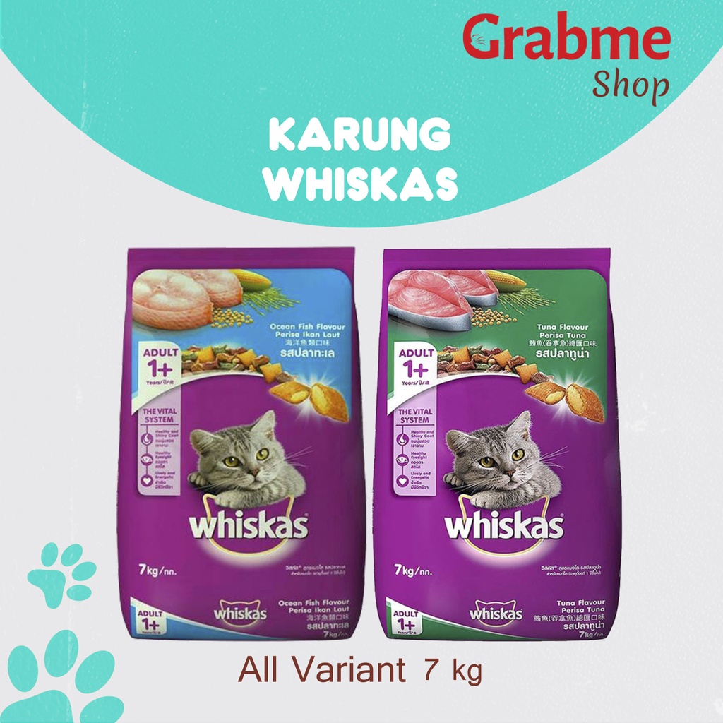 Makanan Kucing murah WHISKAS All Variant 7 kg (GRAB GOSEND)