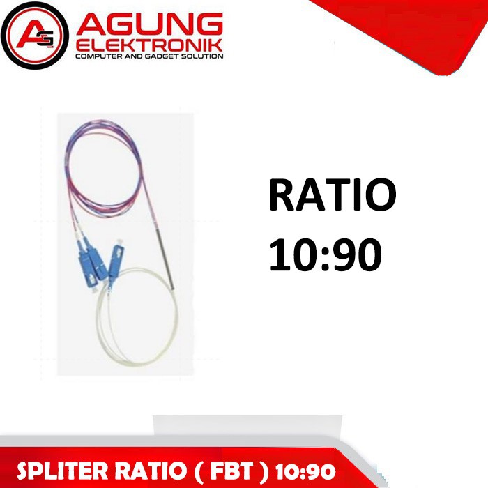 Splitter ratio 10:90 Three window/FBT spliter ratio/coupler rasio (UPC)