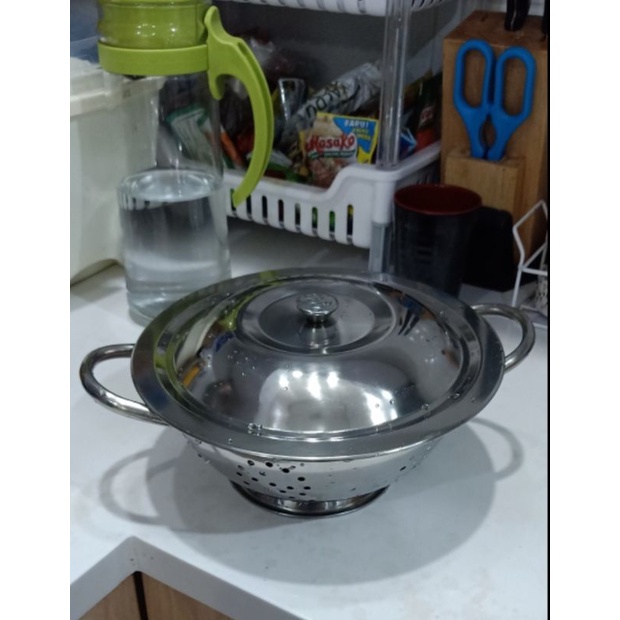 Sangku/Tempat Nasi, Deep Collander Stainless