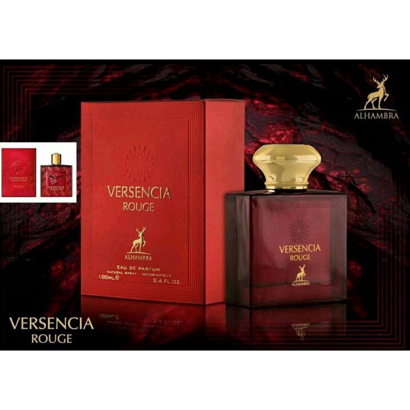 Parfum Alhambra Versencia Rouge Dupe Versace Eros Flame