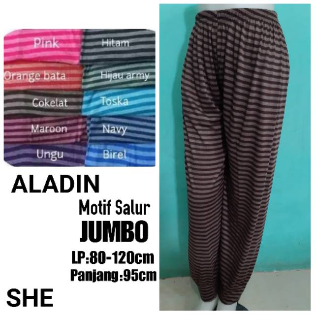 CELANA ALADIN/Aladin motif salur jumbo/Celamis jumbo