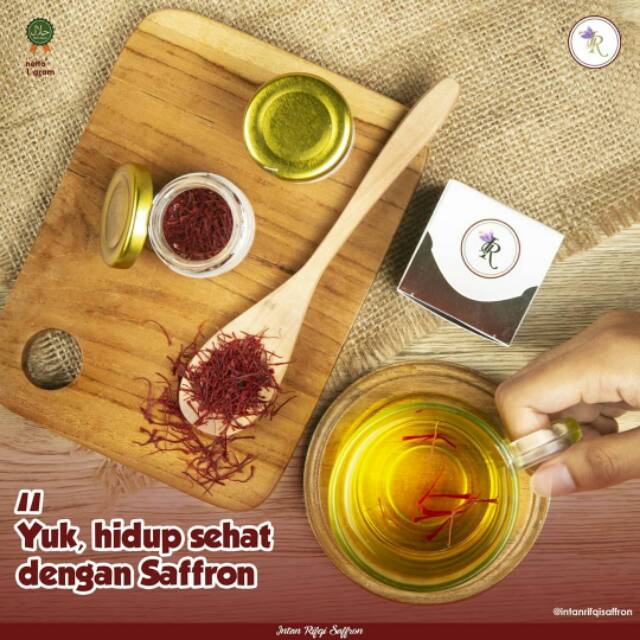 IntanRifqiSaffron Asli 100% + Tumbler IntanRifqiSaffron