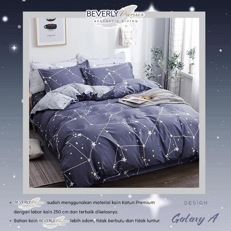 Sprei Motif Galaxy/lokal Premium