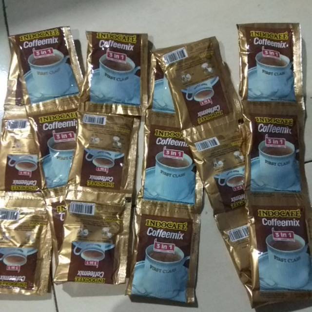 

Kopi Serbuk Instant Indocafe Coffeemix renteng (10 sachet)