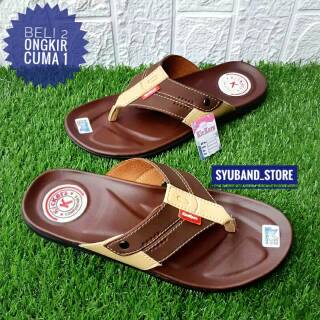  PROMO 10 10 ORIGINAL  SANDAL  JAPIT KULIT KICKERS  