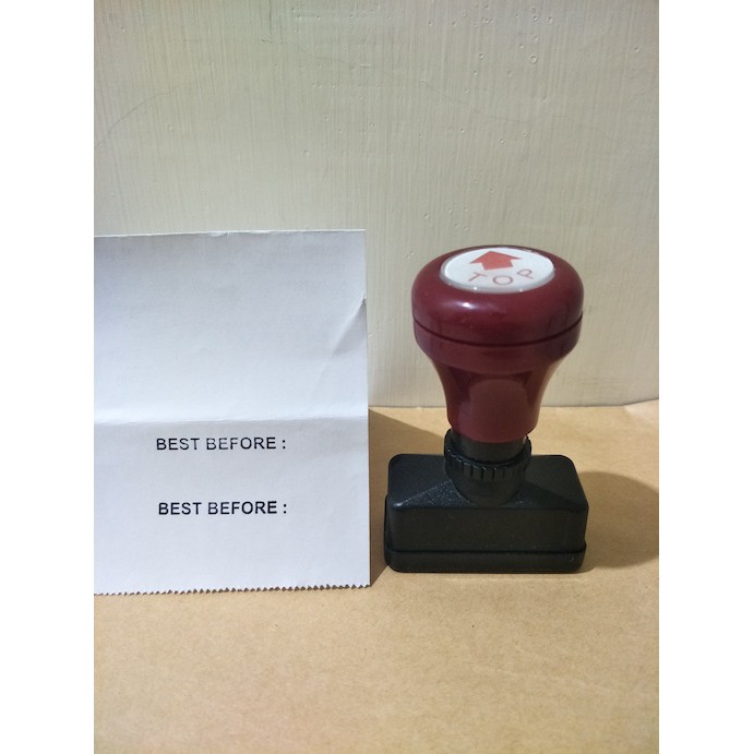 

Stempel BEST BEFORE Stamp Otomatis Masa Berlaku Expired Buat Custom Promo
