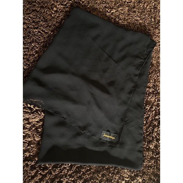 Pasmina hitam shiffon arab Jumaerabaya