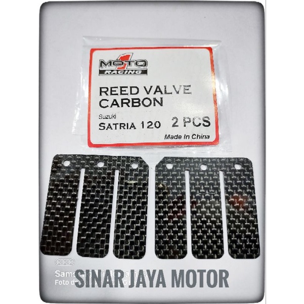 LIDAH MEMBRAN SATRIA 120 MOTO1 MOTO 1 1SET  ISI 2 LEMBAR VALVE