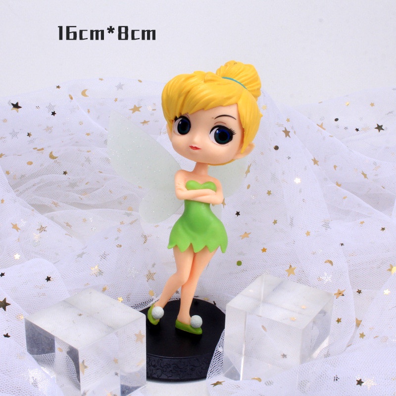 1pc Action Figures Kartun Disney Princess Cinderella Alice Anna Elsa Bahan PVC Untuk Dekorasi Kue