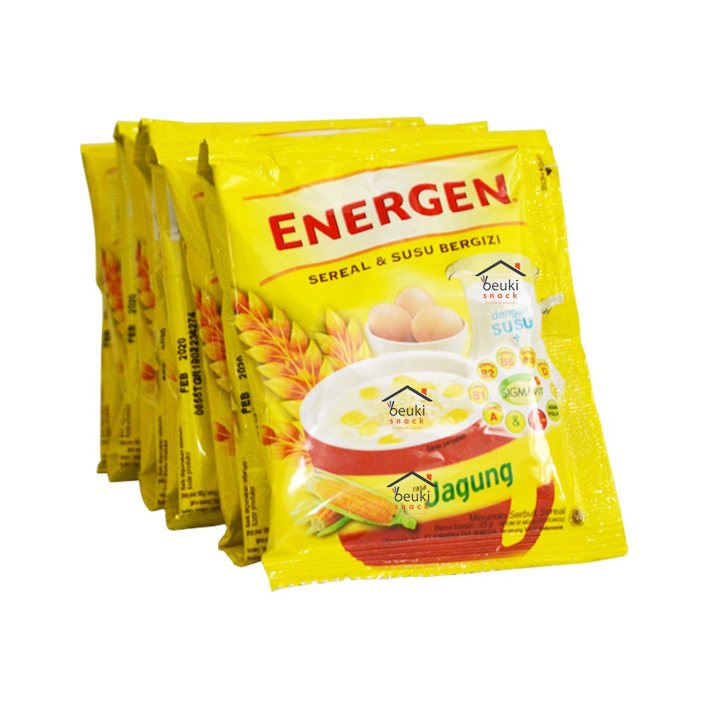 RENCENG Energen Jagung Minum Makanan Bergizi Sereal Sehat Rasa Jagung