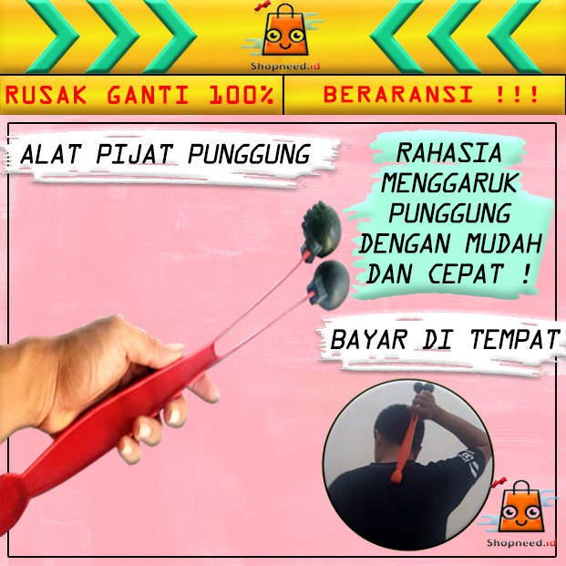 PENGGARUK PUNGGUNG - ALAT PIJAT GARUKAN PUNGGUNG - ALAT GARUK - ALAT PIJAT BUNYI BAHAN PLASTIK TEBAL