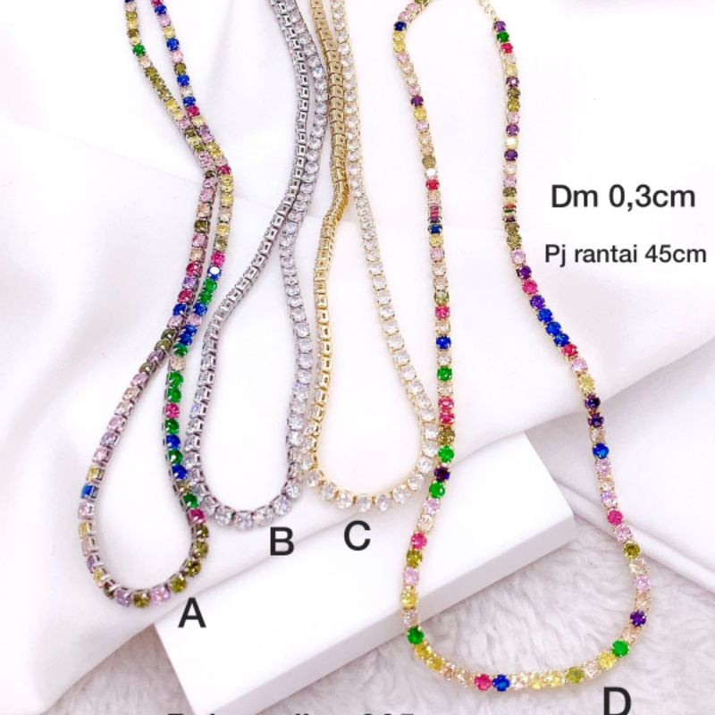 Kalung Silver925 perak silver Kalung Rantai perak Premium Quality Anti karat anti alergi Ts008