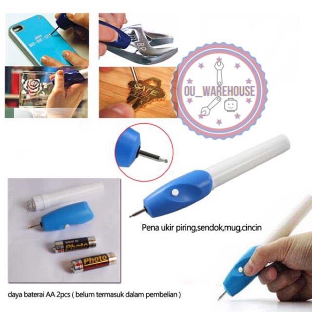 

Engrave it 2 mata ukir - alat ukir nama - pena ukir portable - alat ukir mug bingkai telur case