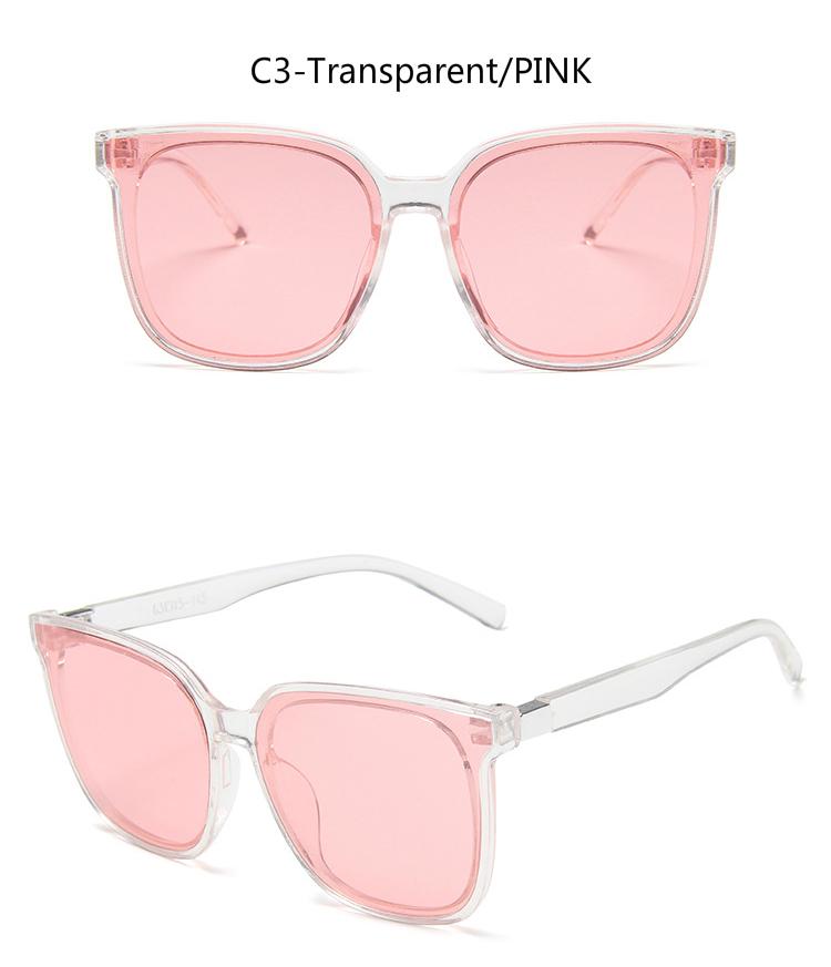 Fashion square big frame Korean version of ins trend sunglasses retro men and women sunglasses