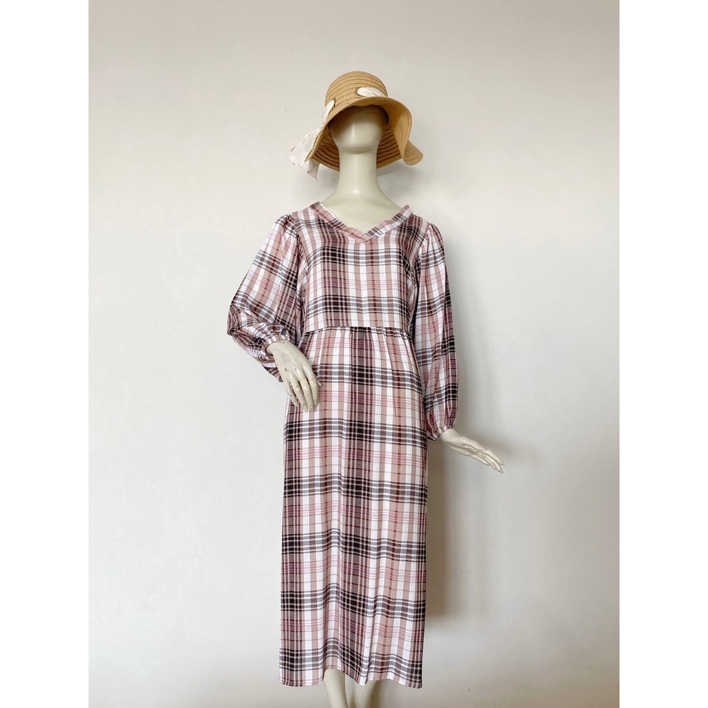 Daster Rayon Murah  Daster Midi  Gamis Susun  Dress Susun  Daster Polos  Daster Serut || Daster Keki