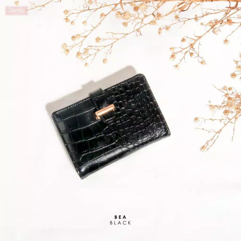 Damelia Dompet Bea Wallet BLACK By Melstore.jkt