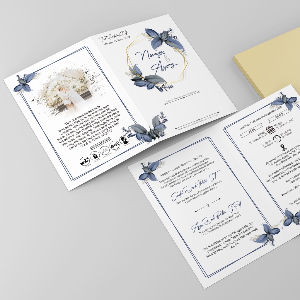 EXPRESS Undangan Pernikahan Cantik, Elegan, Vintage Rusthic