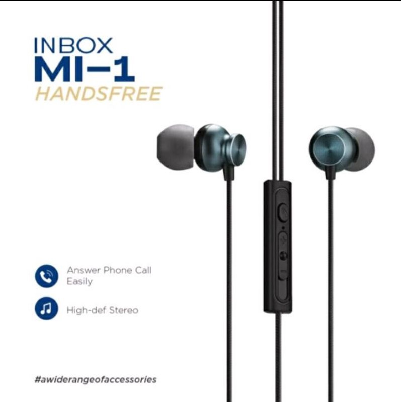 HEADSET HF HANDSFREE INBOX MI-1 STEREO ORIGINAL