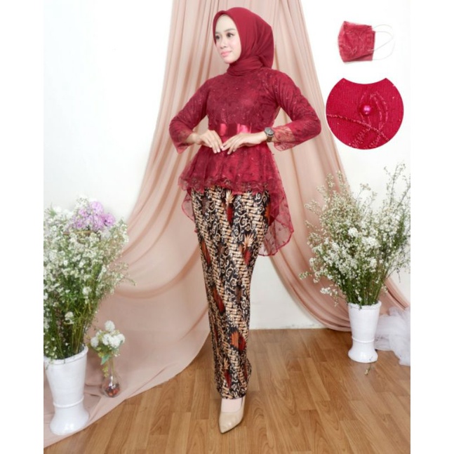 Kebaya pesta - Kebaya modern - Kebaya wisuda - Nindia aurora tille - By restu