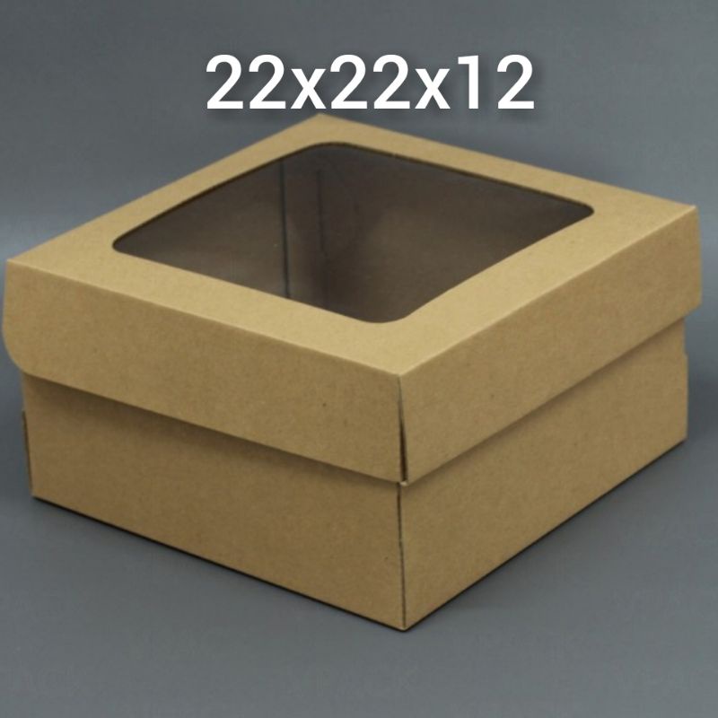 

Kotak karton Box kardus kraff Packing Mika Corrygated uk 22x22xx12