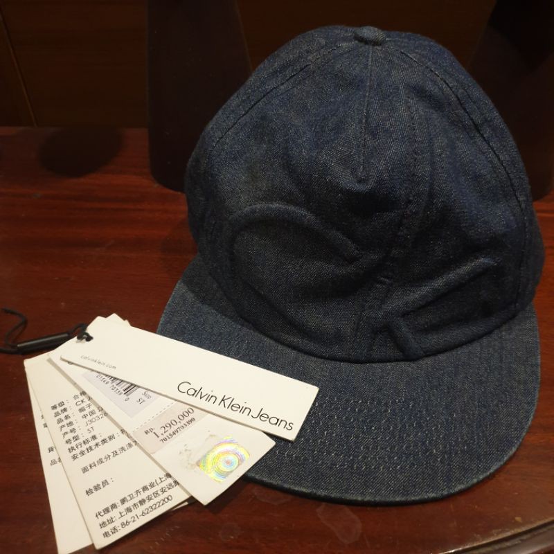Calvin Klein Jeans Cap Authentic Topi CKJ Snapback Original Second Used Ori Like New