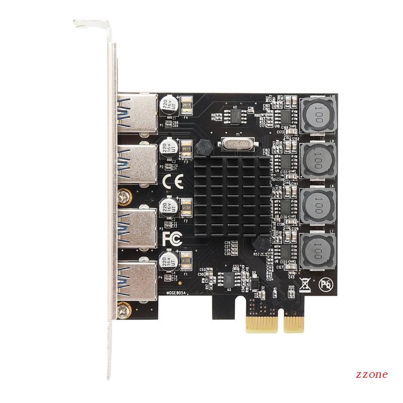 Zzz HUB 4 Port USB 3.0 PCIE PCI-E X1 X16