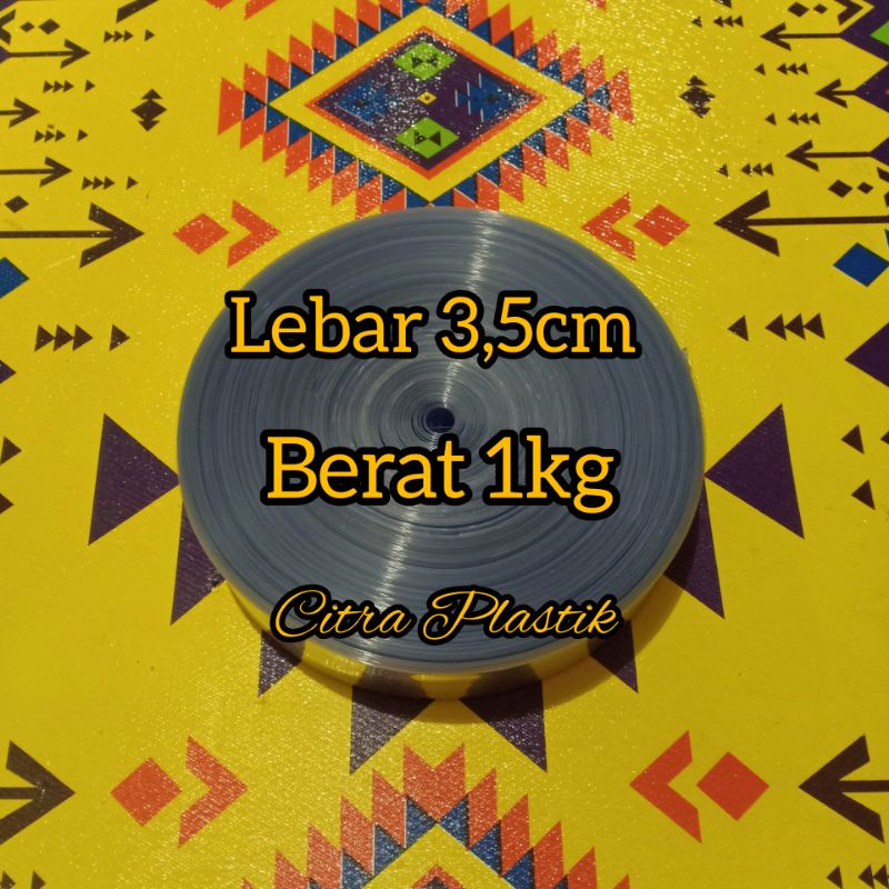 plastik Shrink 1kg size 3,5cm - 5,5cm
