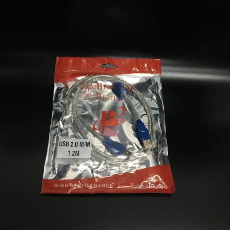 Kabel USB 2.0 M TO M 1.2Meter /kabel usb male to male 1.2m / kabel usb m to m 1.2m/ kabel data usb